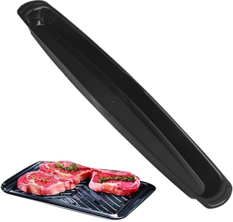 Grill Oil Grease Catcher Drip Tray – 14.5 Inch Catch Pan, Durable BBQ Replacement Part, Heavy-Duty Cooking Accessory, Easy Clean Food Prep Container | Premium Set for Kitchen Outdoor