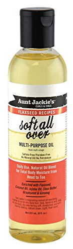 Aunt Jackie's Curls & Coils Flaxseed Recipes Soft All Over Multi-Purpose Oil 355 ml