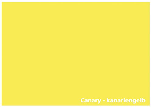 Tonkarton - Tonpapier - Tonzeichenpapier - 100 Blatt DIN A2-160g/m² Farbe: Canary-kanariengelb