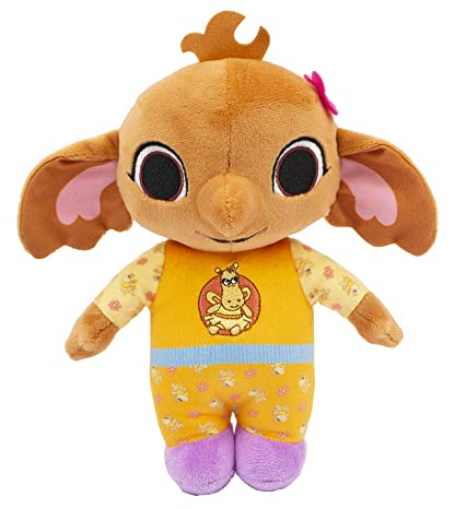 Giochi Preziosi Bing plysch 25CM, Sula-karaktär, med knäckande öron och broderade ansiktsdetaljer, mjuk plysch att bära med dig hela tiden, från 0 månader, BNG01J03