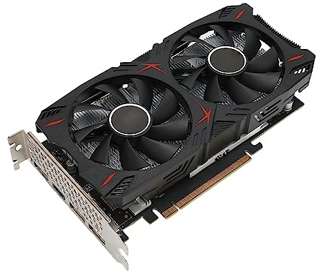 Scheda grafica 6GB,Scheda video GDDR5 192 bit PC con 2 ventole di raffreddamento,16 PCI Express 3.0,Supporto 3 DP HD Multimedia Interface,Scheda grafica GPU PC 4K