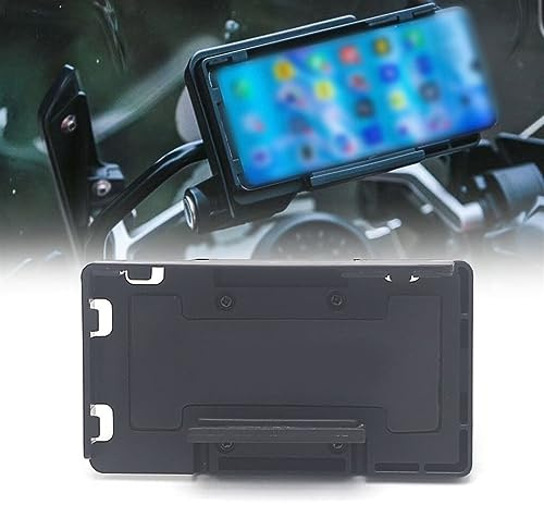 VERDDE Cargador De Carga Inalámbrico para Motocicleta, Soporte De Navegación para Teléfono GPS para BMW R1200GS R1250GS R 1250 GS ADV Adventure S1000XR (Color : Wireless Black)