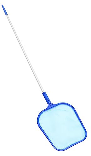 SUPVOX Pool Accessories Swimming Pool Home Skimmer Net Aluminum Pole Shallow Water Leaf Cleaner for Cleaning Supply