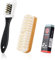 Wildlederbürste für Schuhe Set, Schuhreiniger mit Messingborsten Einsetzbare Raulederbürste mit Radiergummi Schuhbürste Nubukleder Bürste für Nubuk, Wildleder und Velour