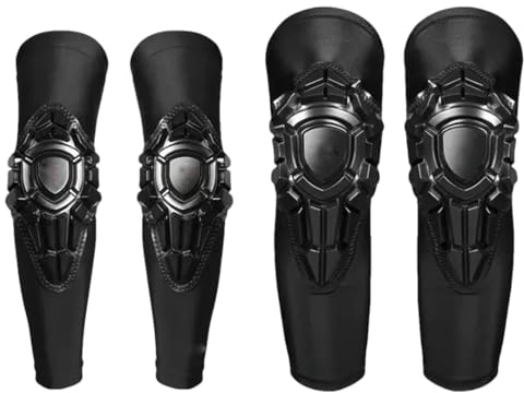 Motorrad Ellenbogen Knieschützer Protektor Weicher Ellbogenschutz Atmungsaktiv Motocross Knieschoner Ellenbogen Knieschoner M