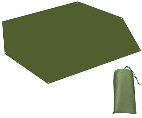 Gkumgwo Campingplane, Zeltplane,Fleckensicheres tragbares Planenzelt, wasserdichte Camping-Außenmatte - Multifunktionale Plane für Camping, Sonnenschutz, Wandern, regenfest