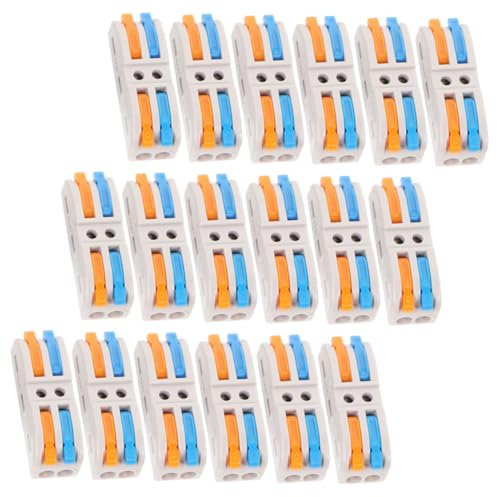 ROMISBABA 18pcs Electric Connectors Kit Quick Connect Wire Connectors Lever Blocks Reusable Wire Terminal