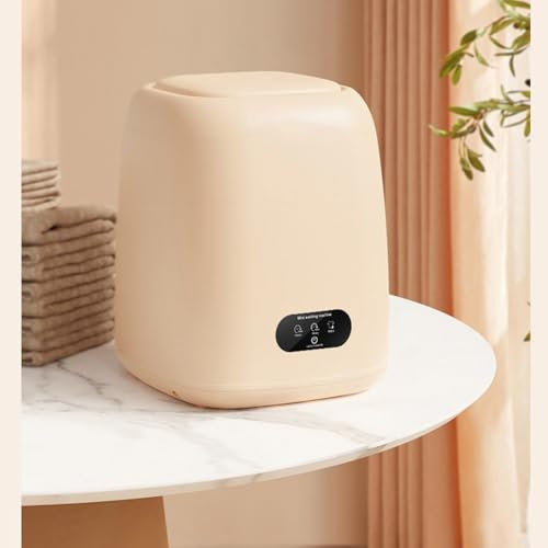 Tousiyra Lavatrice Portatile, Mini Lavatrice Completamente Automatica da 9 Litri con centrifuga, Piccola Lavatrice con Schermo LCD Touch Screen per Appartamenti