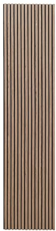 Vivodo Akustikpaneele | Farbe: Walnuss | Wandpaneele in verschiedenen Formaten | Deko Wohnzimmer | Wanddeko in Holz | Akustik Paneele Wand | Lamellenwand (270 x 60 cm - 2 Stk.)