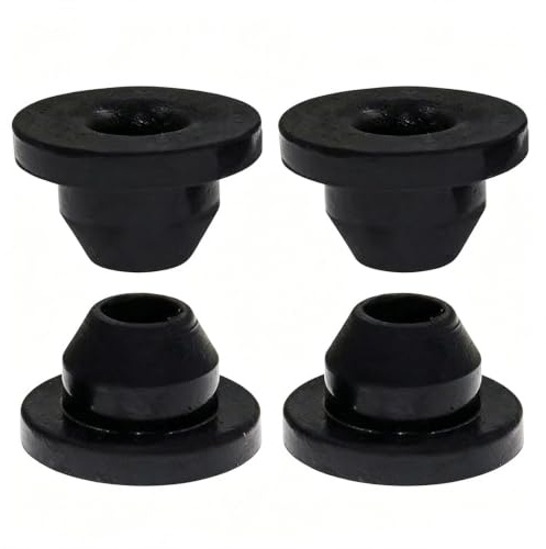4PCS Windshield Washer Pump Rubber Grommet Seal for V-W Golf Polo T3 T4 T5 | Weatherproof rubber, leak-proof seal, 6mm inner / 18mm outer diameter, ref 443955465, check compatibility before purchase