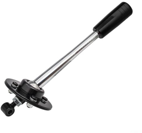 Verstellbarer Kurzhub Schaltsack aus Aluminium mit Schaltknauf Für BMW E30 E36 E39 E46 E34 Z3 5er Reihe Reduziert Schaltweg Präzise Passform Einfache Montage Schwarz Silber(Black)