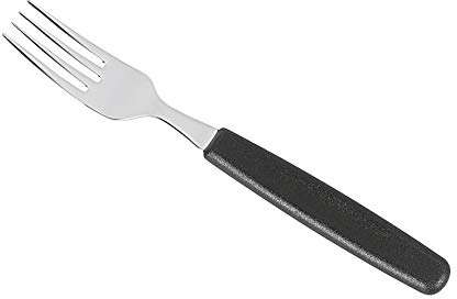 Victorinox Tafelgabel, für täglichen Gebrauch, ergonomischer Griff, Swissmade, spülmaschinengeeignet, schwarz