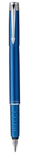 Parker - Esprit: Füllfederhalter mit Teleskopgriff, Blau, Stahlfeder, Breite: mittel, für Parker Quink Mini-Tintenpatronen.