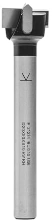 ENT 21234 Zylinderkopfbohrer HW, Schaft (S) 10 mm, Durchmesser (D) 20 mm, L 90 mm
