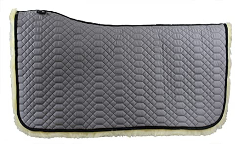 Engel Reitsport | Lammfell Western Squarepad WPAD1 Stoff schwarz