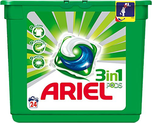 Ariel 3 in1 Pods – Waschmittel-Kapseln für Waschmaschine – 24 Kapseln