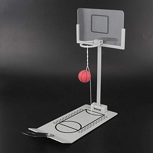 Raguso Schreibtisch Dekoration, innovativ, niedlich, Mini Basketballkorb, für Zuhause, Büro, Tischdekoration, Basketball, Miniatur Spaß für Freunde und Kinder