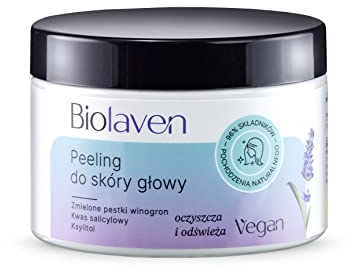 Gommage du cuir chevelu avec de l'huile de pépins de raisin et de lavande 155 g de BIOLAVEN SYLVECO