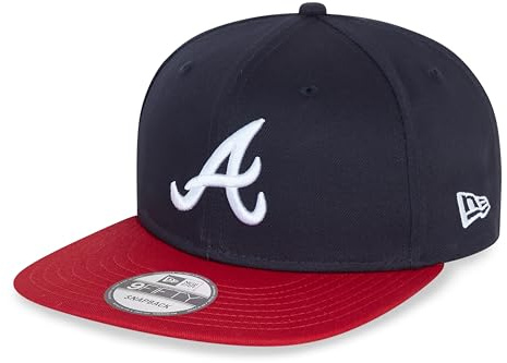 New Era Atlanta Braves MLB Essentials Navy Red 9Fifty Snapback Cap - S-M (6 3/8-7 1/4)