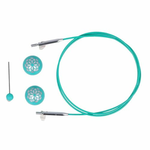 KnitPro - KnitPro The Mindful Collection Edelstahl Blau Fest Austauschbar Kabel für 80cm Nadel - 1 Setzen