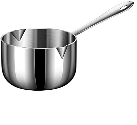 Edelstahl-Milchtopf, 260 ml, Soßentopf, kleiner Milchtopf, Kochgeschirr, kein Kochtopf