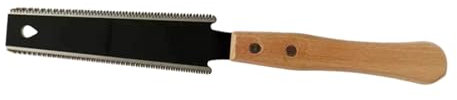 6 Inch Portable Hand Saw Japanese Pull Saw Flush Cut Three-Sided Cutting Edges SK5 Steel Double-Sided Flush Cut Wood Hand Saw