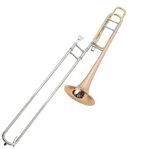 Altposaune Von B Bis F In Professioneller Leistungsqualität. Posauneninstrument Mit Koffer Für Ändern Der Tonhöhe Posaune für Anfänger