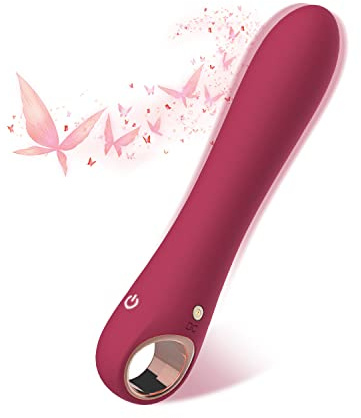 G Spot Vibrator Dildos Adult Sex Toys - Dildo for Woman with 10 Vibration Modes, Clitoral Nipple Stimulator Realistic Silicone Dildos Adult Sex Toy for Woman Or Couples Sex Pleasure (Burgundy)
