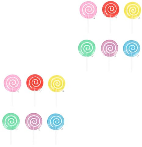 UPKOCH 12pezzi Lollipop Per Decorazioni e Compleanni Miniature Per Decorazioni Creative e