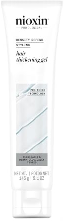 NIOXIN Density Defend Hair Thickening Gel - Gel Cheveux Coiffant Épaississant - Enrichi en Huile de Menthe Poivrée (140 ml)