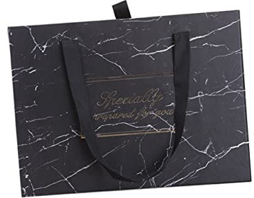 Beaupretty Elegante Geschenkbox Mit Marmormuster Für Schmuck Basteln Blumen Leicht Und Tragbar