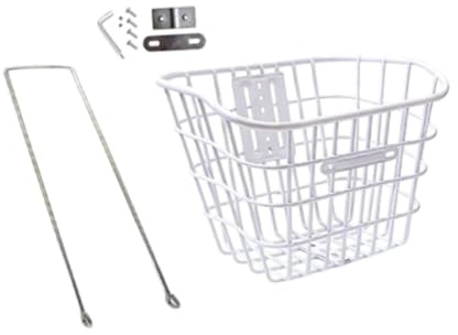 Harilla Fahrradkorb vorne, Fahrradkorb, abnehmbar, Damen und Herren, Fahrradgepäckkorb, Fahrrad-Lastenkorb zum Einkaufen, Reisen, Reiten
