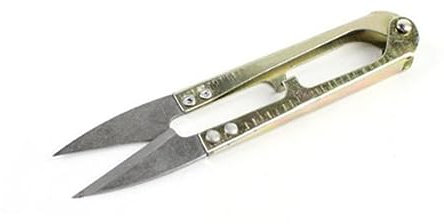 SEWACC Fadenschere Mit Eingebauter Feder Kleine Kreuzstichschere Aus Rostfreiem Metall Praktische Nähschere Zum Schneiden Von Garn Und Angelschnur Für Haushaltsanwendung