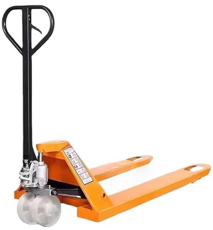 BADIKA transpaleta Manual transpaleta móvil Carretilla elevadora Manual, transpaleta de 1000 kg, Carretilla elevadora hidráulica de China, Capacidad de 5000 kg(2T-Nylon Wheel 550)