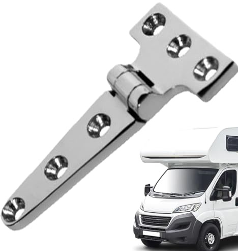 T-Türscharniere – robuste Türscharniere für Türen, Schuppenscharniere aus Edelstahl 316 | Geschmiedetes Türscharnier, starke T-Scharniere für -, Metall- und Außentüren, langlebige T-Scharniere für