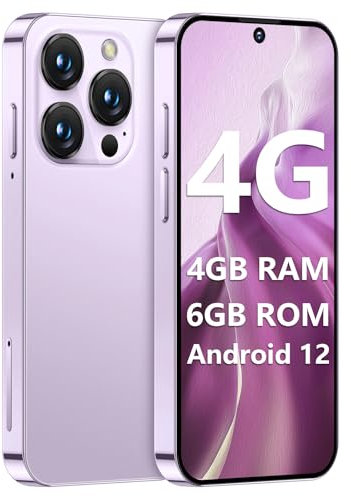 BLKE Upgraded Mini Phone 4G Mini Smartphone Unlocked 3.88 HD Full Screen 1950mAh Android 12,Dual SIM 4GB+64GB,World's Smallest Tiny Cell Phone 4G Small Mobile Phones for Kids GPS Face ID (Pink-64G)