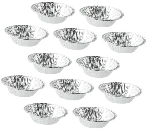 Cabilock 500piezas De Aluminio Ecológico Para Tartas De Huevo Herramienta De Cocina Para Hornear