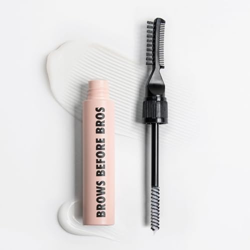MOYOU LONDON Eyebrow Gel – Waterproof Clear Brow Gel with Dual-Ended Brush – Strong Hold, Flake-Free, Natural Finish – Long-Lasting Brow Setter – Vegan & Cruelty-Free