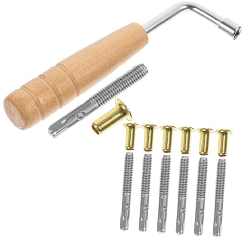 Didiseaon Professionelles Harfen Zubehör Schraubschlüsselsatz aus Metall mit Glatter Oberfläche und Feiner Verarbeitung für Lyra Anfänger und Instrumentenpflege