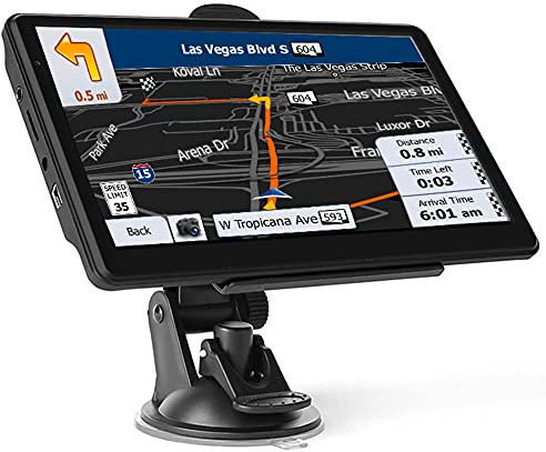 GT HITGX Sat Navs for cars uk 2025, 7 Inch, Satnav with UK Europe Maps, Sat Nav for cars truck hgv Lorry, Real Voice Turn Direction Guidance, Speed Camera Alert, Lane Guidance Assist