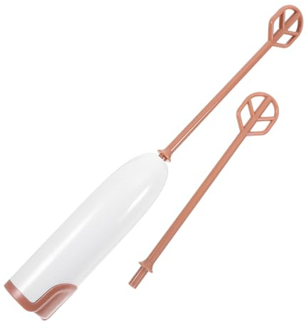 CHICAMPERA Mini Sbattitore Elettrico Portatile Batteria per Latte in Polvere Infantile Design con Manico Allungato Facile da Pulire per Tettarelle, Tazze e Bevande con