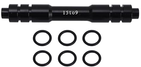 Asse forcella per ruota da bicicletta, perno passante anteriore, adattatore per da 15 mm a 9 mm, per mountain bike da strada (100MM)