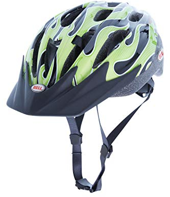 Bell Cognito FS Fahhrad Helm Universal Größe Kinder, Green flamage - Fahrradhelm