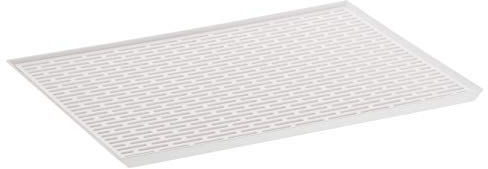 Yamazaki 3328 TOWER Breites Glas- und Becher-Abtropfgestell, weiß, ABS-Harz, minimalistisch, 42.5 x 30.7 x 1.5 cm