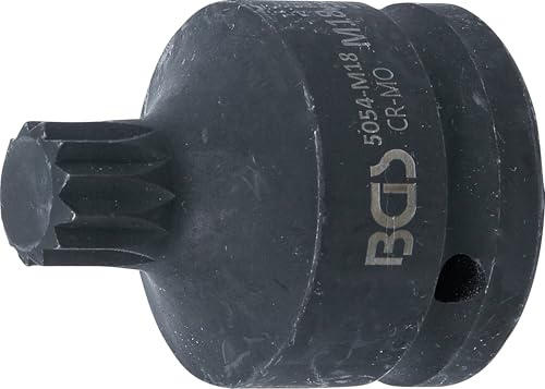 BGS 5054-M18 | Impact Bit Socket | length 55 mm | 20 mm (3/4) Drive | Spline (for XZN) M18