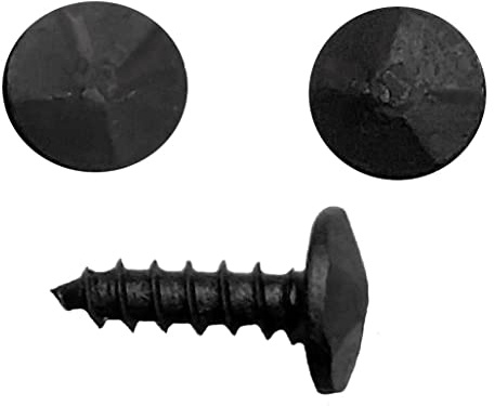 Small Clavos Nail Head with Hammered Effect and Screw Shank (Pack of 50)
