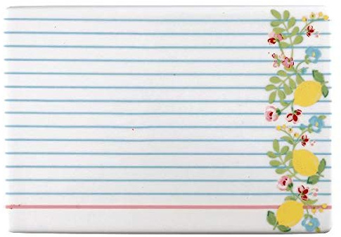 GreenGate Buttering Board Limona White