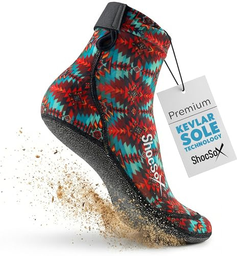 ShocSox Beach-Volleyball-Socken und Sand-Fußballsocken mit Rüstungssohlen, langlebigste Strandsocken