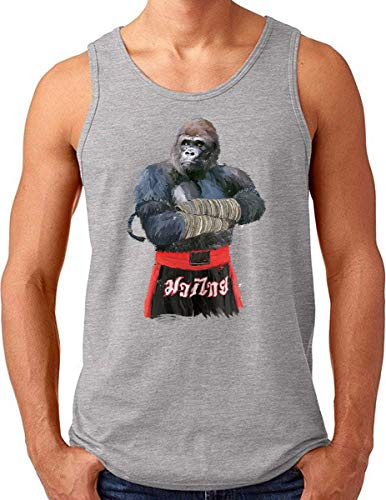 OM3® Muay-Thai-Gorilla Tank Top Shirt | Herren | Thailand Martial Arts Fight Boxing Club | S - 4XL