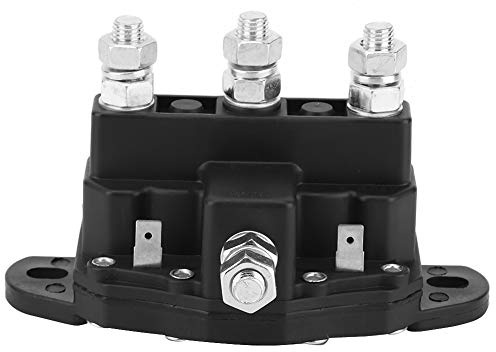 Rel¨¦ de solenoide de 6 terminales, contactor de rel¨¦ de interruptor de solenoide de inversi¨®n de motor de cabrestante de 12 V